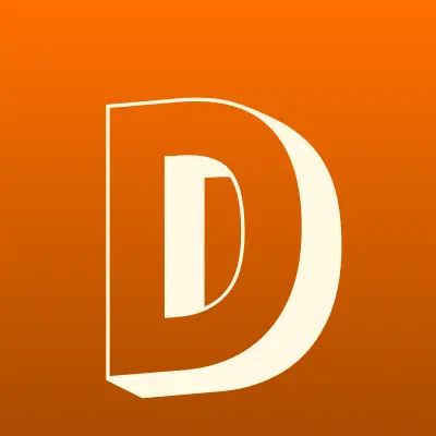 DM-Электроника, магазин бытовой техники и электроники, лого-визитка